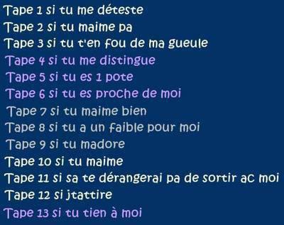 donne moi t'as reponse ?